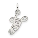 Sterling Silver Love Pendant - Image 3