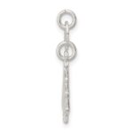 Sterling Silver Polished Christmas Tree Charm - Image 2