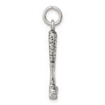 Sterling Silver Antiqued Hammer Charm - Image 2
