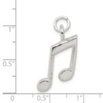 Sterling Silver Music Notes Charm - Image 3