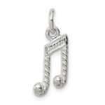 Sterling Silver Music Notes Charm