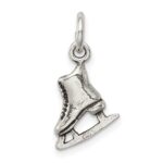 Sterling Silver Antiqued Ice Skate Charm - Image 4