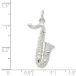 Sterling Silver Saxophone Charm - Image 3