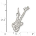 Sterling Silver Electric Guitar Charm - Image 3