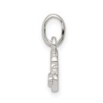 Sterling Silver Letter B with Enamel Pendant - Image 2