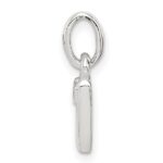 Sterling Silver Letter W with Enamel Pendant - Image 2