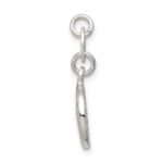 Sterling Silver Round Paw Print Pendant - Image 2