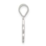 Sterling Silver Polished Fleur De Lis Pendant - Image 2