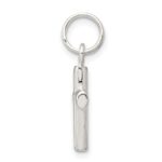 Sterling Silver Polished LOVE Cross Charm - Image 2