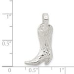Sterling Silver Cowboy Boot Charm - Image 3
