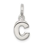 Sterling Silver Letter C Initial Charm