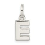 Sterling Silver Letter E Initial Charm