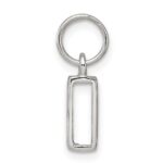 Sterling Silver Letter I Initial Charm - Image 2