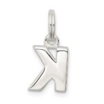 Sterling Silver Letter K Initial Charm - Image 3