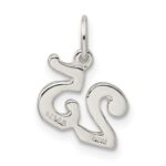 Sterling Silver Polished 25 Charm - Image 4