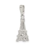 Sterling Silver Polished Eiffel Tower Charm - Image 5