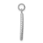 Sterling Silver Rhodium-plated Anchor Pendant - Image 2