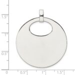 Sterling Silver Polished Pendant - Image 3