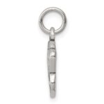 Sterling Silver Polished and Antiqued Paw Pendant - Image 2