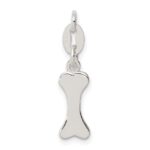 Sterling Silver Polished Dog Bone Charm - Image 4