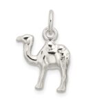 Sterling Silver Polished Mini 3-D Camel Reversible Pendant - Image 4