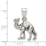 Sterling Silver Antiqued 3-D Camel Reversible Pendant - Image 3