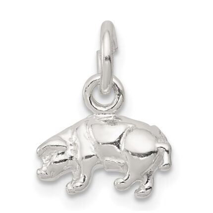 Sterling Silver Pig Charm