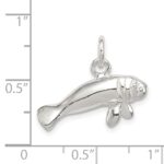 Sterling Silver Manatee Charm - Image 3