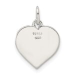 Sterling Silver Enamel MY FAMILY Heart Charm - Image 3