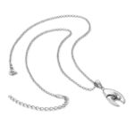 De-Ani Sterling Silver Rhodium-Plated 3D Moveable Lobster Claw Pendant - Image 6