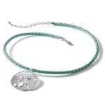 De-Ani Sterling Silver Rhodium-Plated Polished Sand Dollar Pendant - Image 6