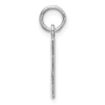 Sterling Silver/Rhodium-plated Elongated Number 29 Charm - Image 2