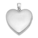 Sterling Silver Rhodium-plated Guardian Angel Ash Holder Heart Locket - Image 3
