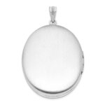 Sterling Silver Rhodium-plated Forever In My Heart Ash Holder Oval Locket - Image 3