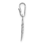 Sterling Silver RH-plated I LOVE YOU... 20mm/12mm Locket/Pendant Set - Image 4