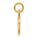 Sterling Silver GP Engraveable Round Polished Disc Charm - Image 3