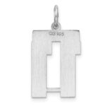 Sterling/Silver Rhodium-plated Polished Number 11 Charm - Image 4
