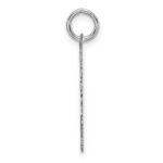Sterling/Silver Rhodium-plated Polished Number 16 Charm - Image 2
