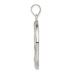 Sterling Silver Polished Peace Pendant - Image 2