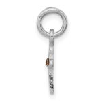 Sterling Silver RH-pltd Child's Nov Yellow Preciosca Crystal Cross Pendant - Image 2