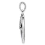 Sterling Silver Rhodium-plated Abalone Pendant - Image 2