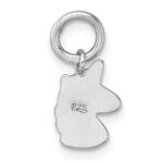 Sterling Silver Madi K Rhodium-plated Enameled Unicorn Childrens Pendant - Image 3