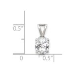 Sterling Silver CZ Pendant - Image 3