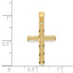 14k Filigree Cross Pendant - Image 4