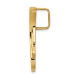 14k Polished Slide Fits up to 6mm Regular/8mm Fancy or Reversible Omega - Image 2