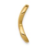 14k Polished Infinity Slide Fits up to 2mm Regular/3mm Fancy or Reversible Omega - Image 3