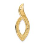 14K Polished Slide Fits up to 6mm Regular/8mm Fancy or Reversible Omega - Image 3