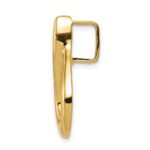 14k Polished Slide Fits up to 4mm Regular/6mm Fancy or Reversible Omega - Image 3