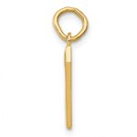 14k Small Polished Number 7 Charm - Image 2