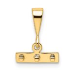 14k Small Polished Top Charm - Image 4